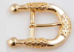 Gold plated designer buckle